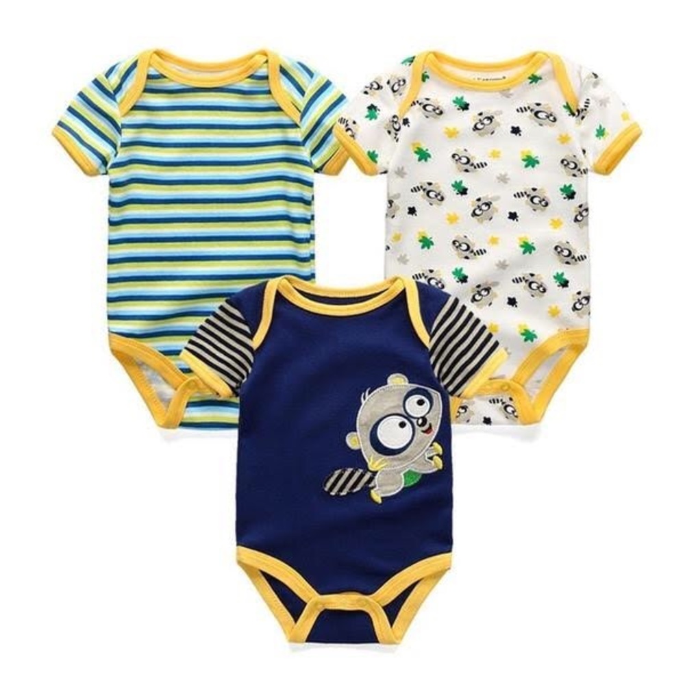 Baby Boy 3pk Onesies T-shirts